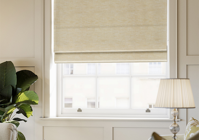 Laura Ashley Whinfell, Gold - Twist&Fit Roman Blind - Image 5